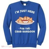 Crab Rangoon Food Lover Im Just Here For The Crab Rangoon Cool Gift Sweatshirt thumb 0