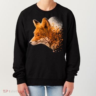 Cool Red Fox Tree Women's Sweatshirt