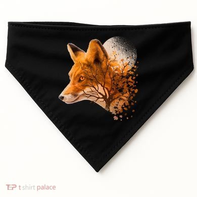 Cool Red Fox Tree USA-Made Doggie Bandana