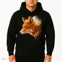 Cool Red Fox Tree Hoodie thumb 2