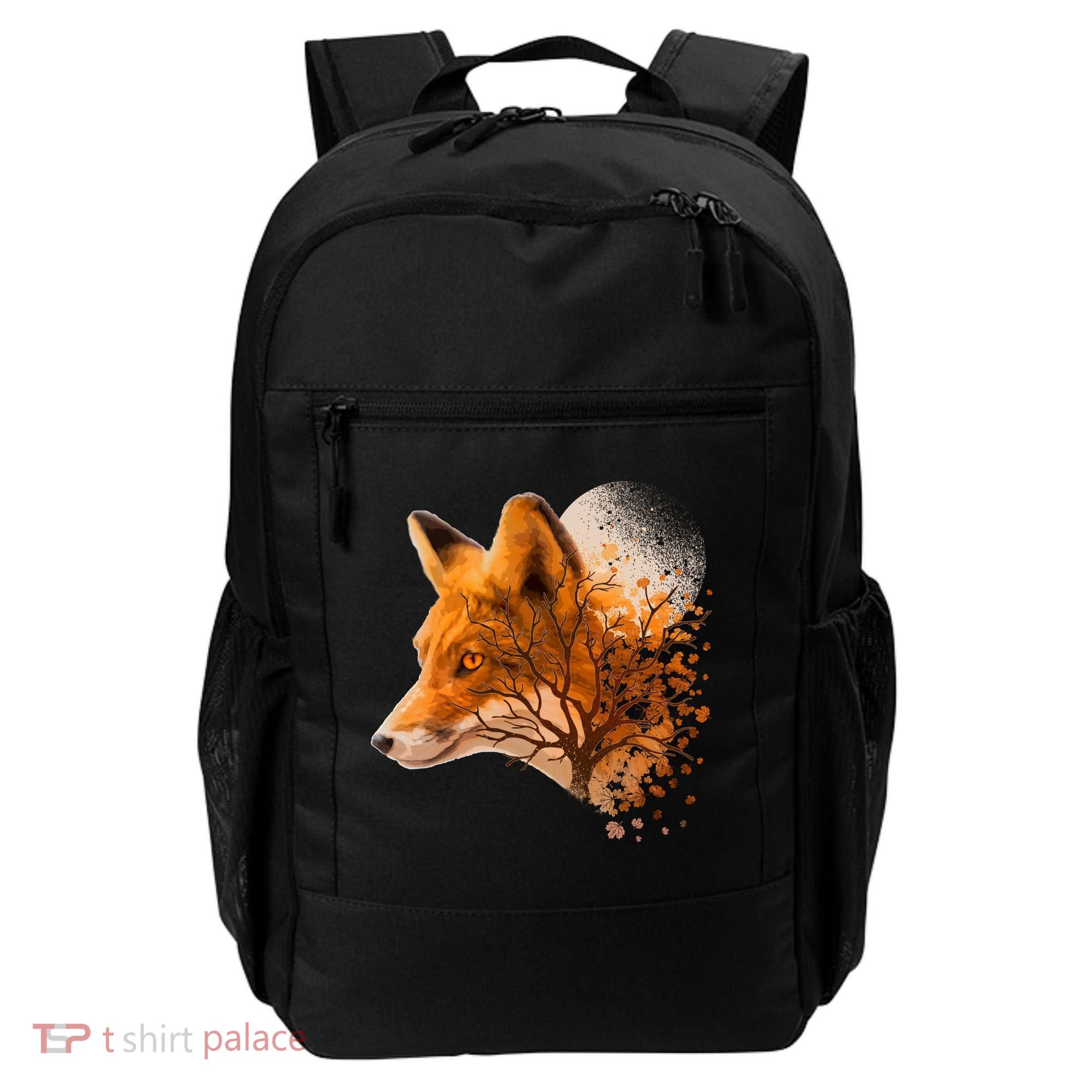 Cool Red Fox Tree Backpack