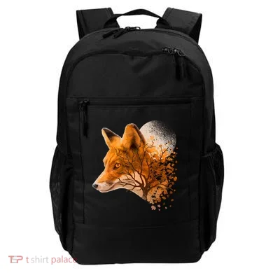 Cool Red Fox Tree Backpack