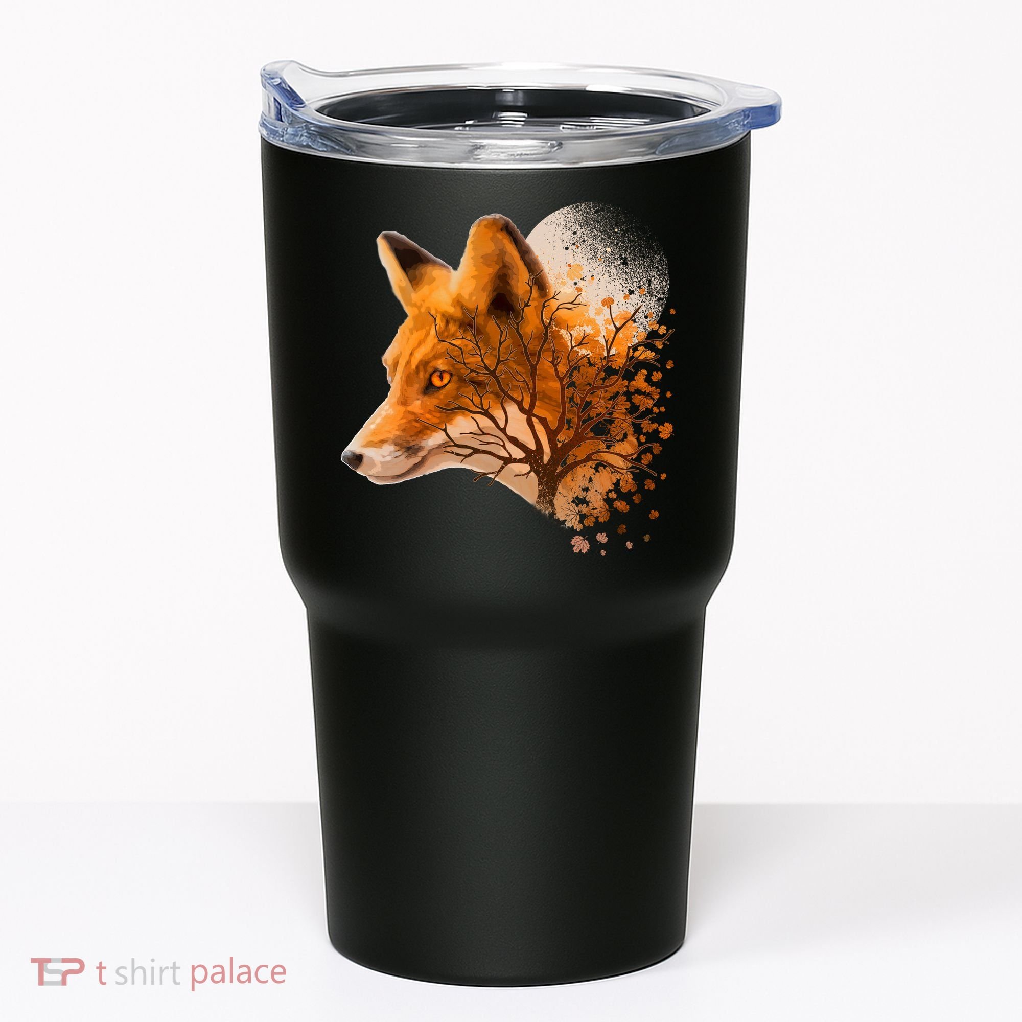 Cool Red Fox Tree Tumbler