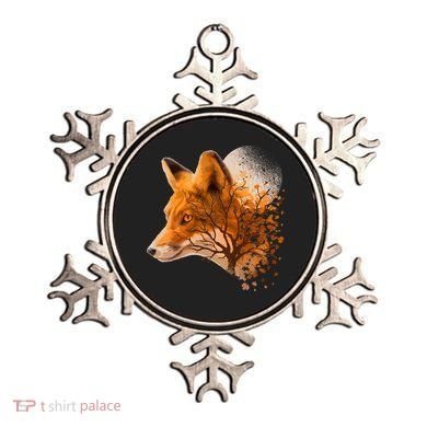 Cool Red Fox Tree Ornament