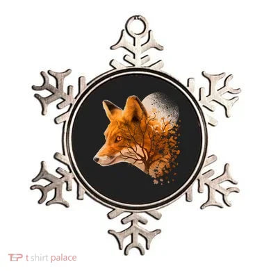 Cool Red Fox Tree Ornament