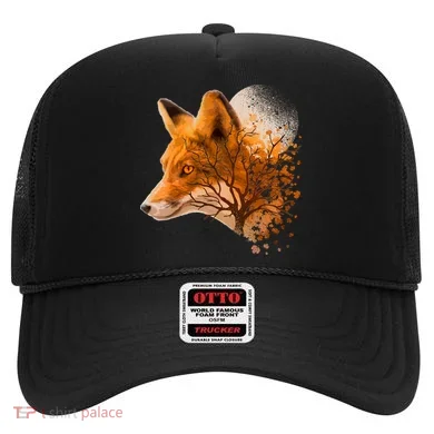 Cool Red Fox Tree Hat
