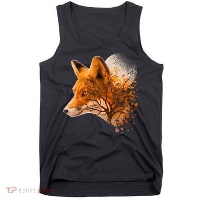 Cool Red Fox Tree Tank Top