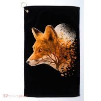 Cool Red Fox Tree Golf Towel thumb 0