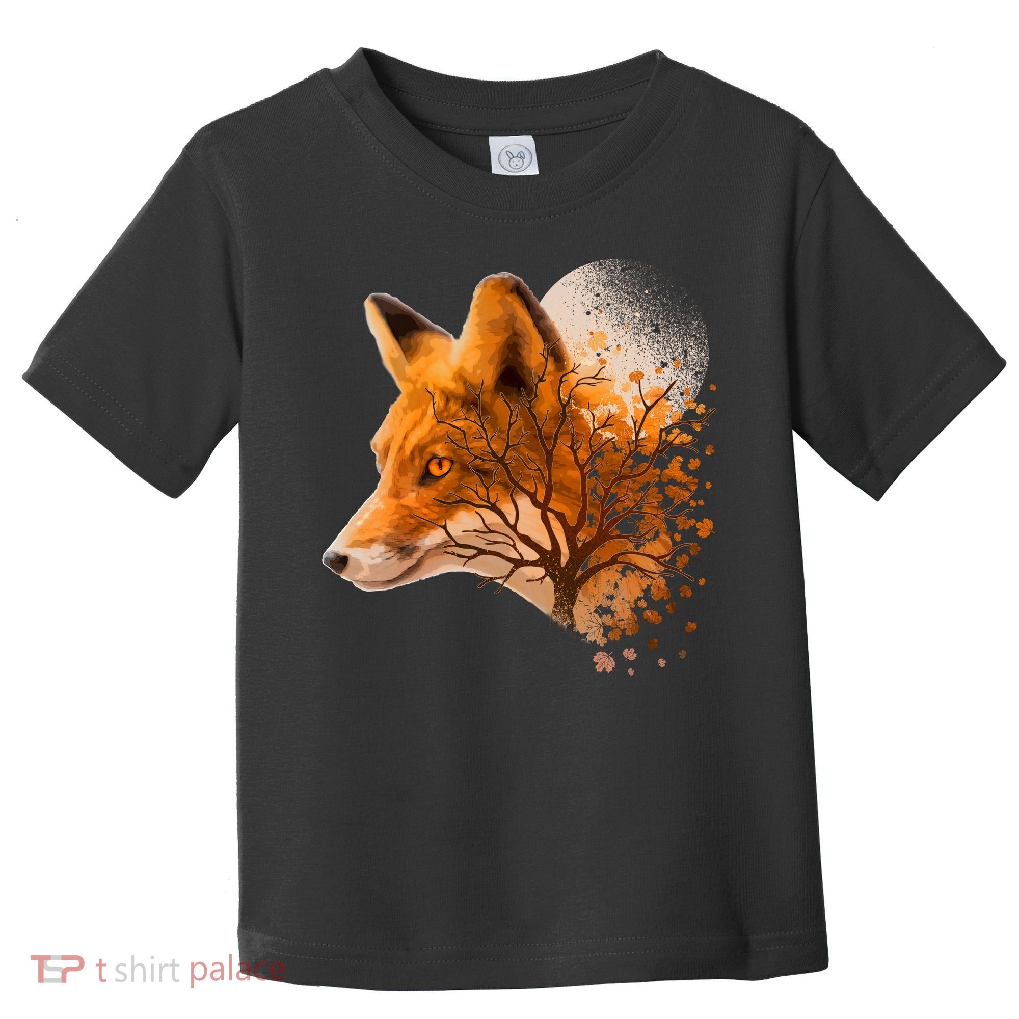 Cool Red Fox Tree Toddler T-Shirt