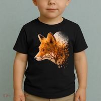 Cool Red Fox Tree Toddler T-Shirt thumb 2