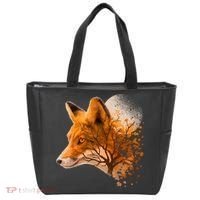 Cool Red Fox Tree Tote Bag thumb 0