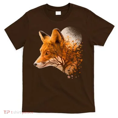 Cool Red Fox Tree T-Shirt