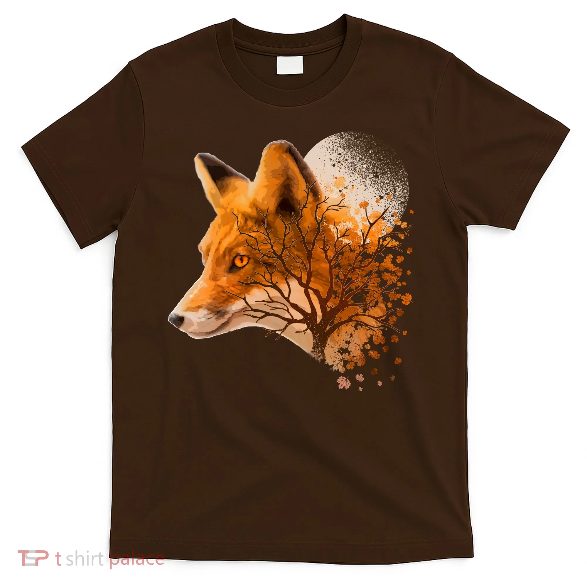 Cool Red Fox Tree T-Shirt