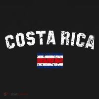 Costa Rica Flag Vintage Costa Rican T-Shirt thumb 7