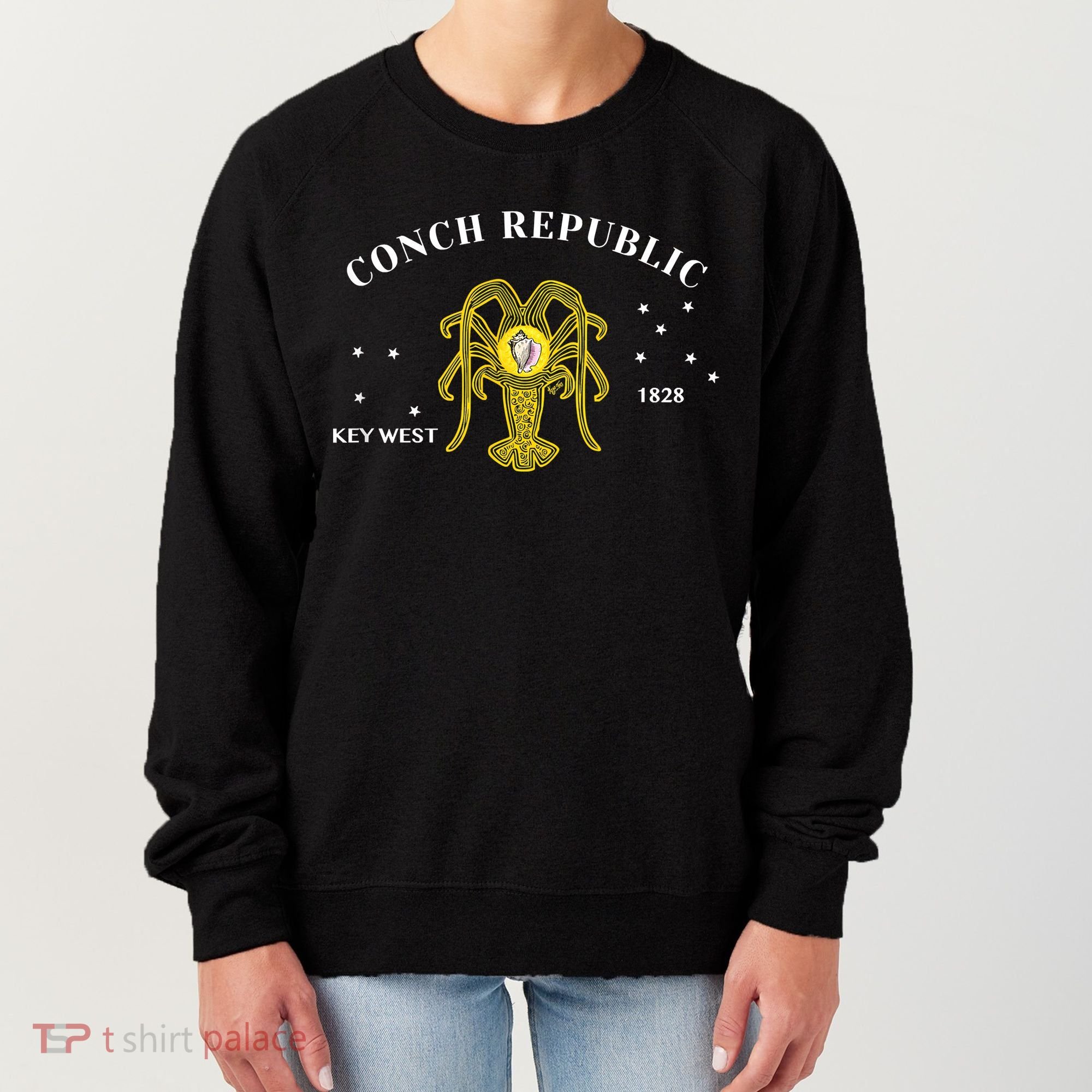 Conch Republic Flag Lobster Florida Keys Lobster Season Women's Sweatshirt