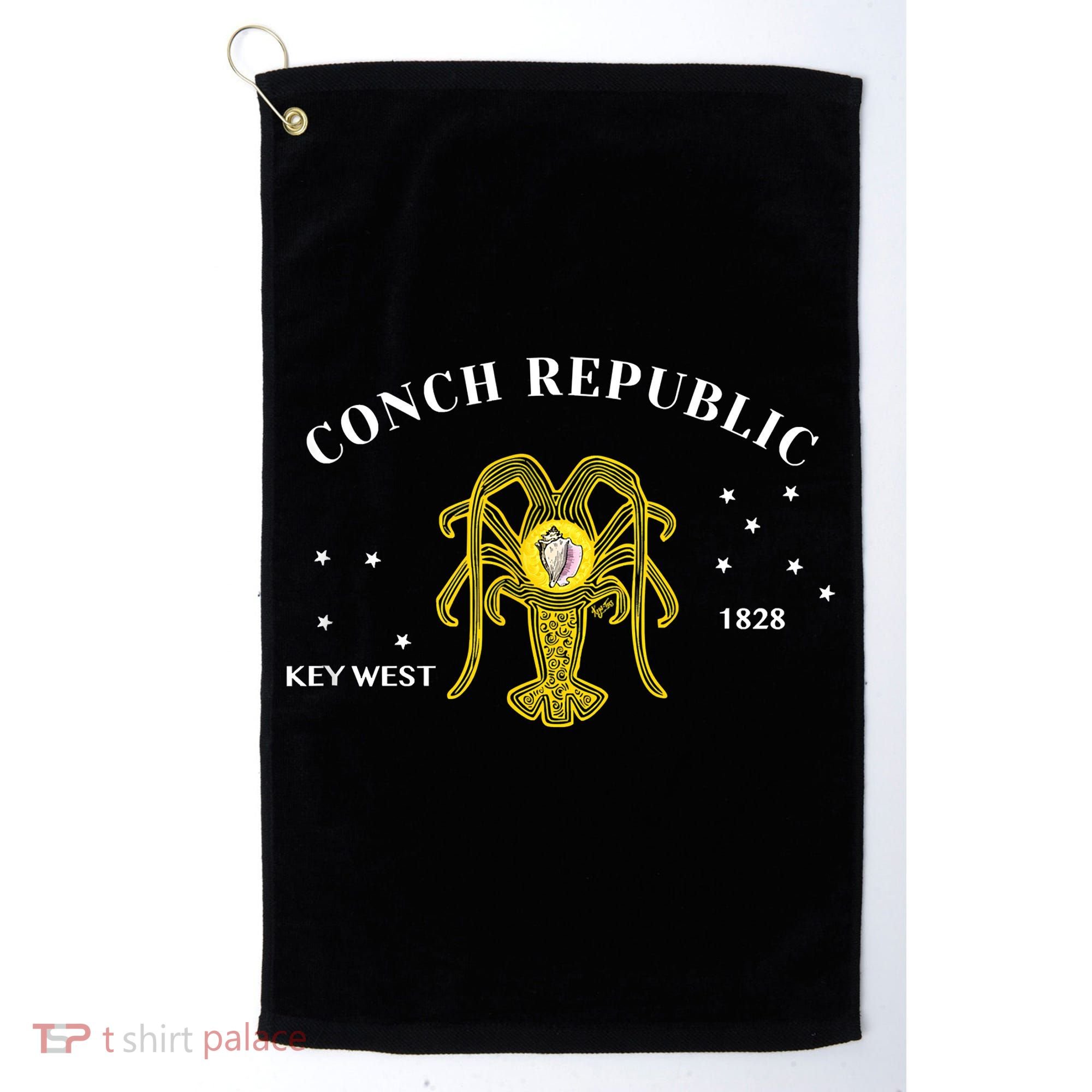 Conch Republic Flag Lobster Florida Keys Lobster Season Golf Towel