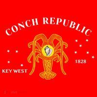 Conch Republic Flag Lobster Florida Keys Lobster Season Santa Hat thumb 1