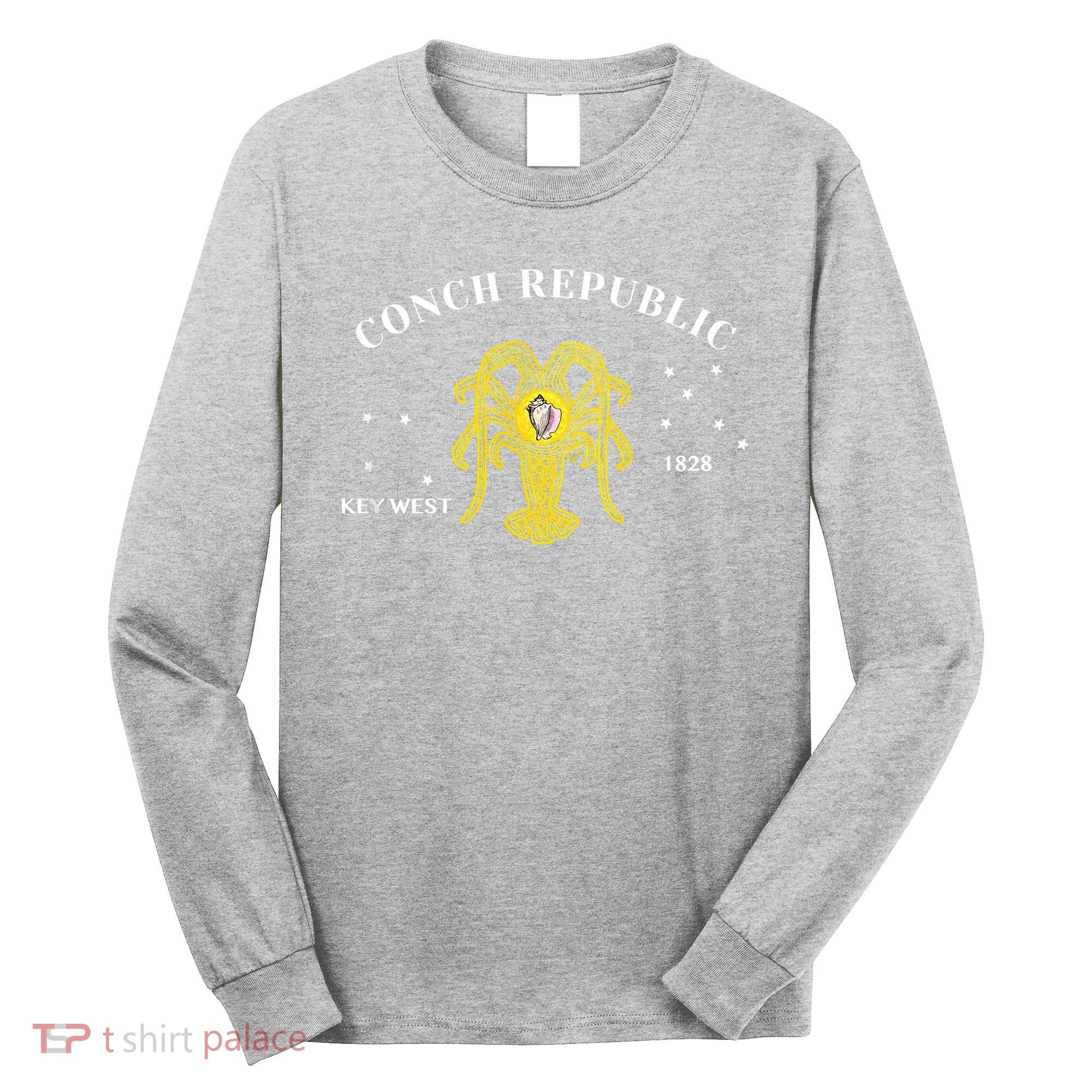Conch Republic Flag Lobster Florida Keys Lobster Season Long Sleeve Shirt