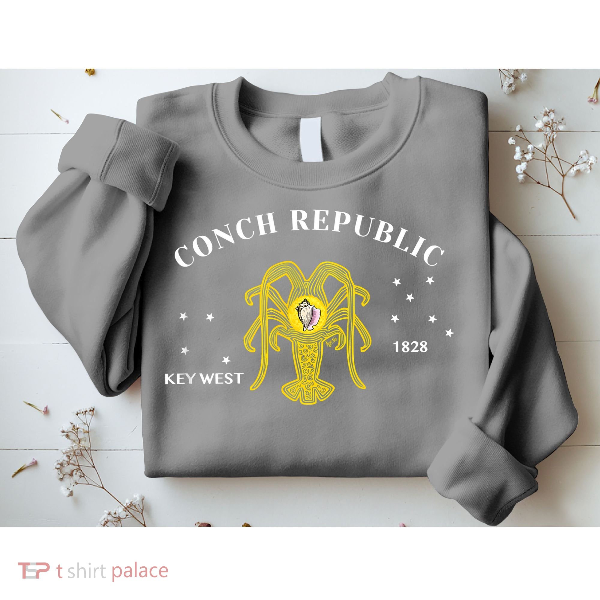 Conch Republic Flag Lobster Florida Keys Lobster Season Sweatshirt