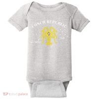 Conch Republic Flag Lobster Florida Keys Lobster Season Baby Bodysuit thumb 0