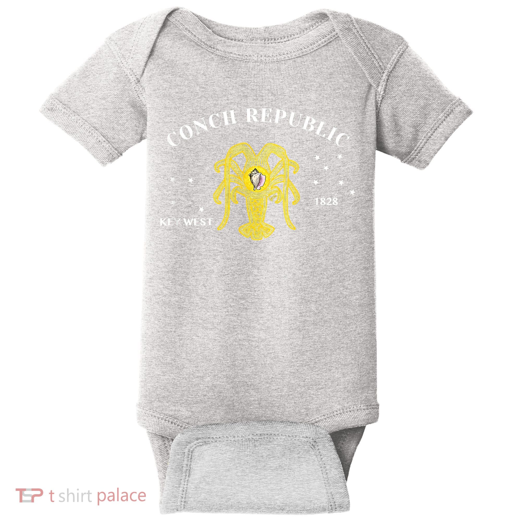Conch Republic Flag Lobster Florida Keys Lobster Season Baby Bodysuit