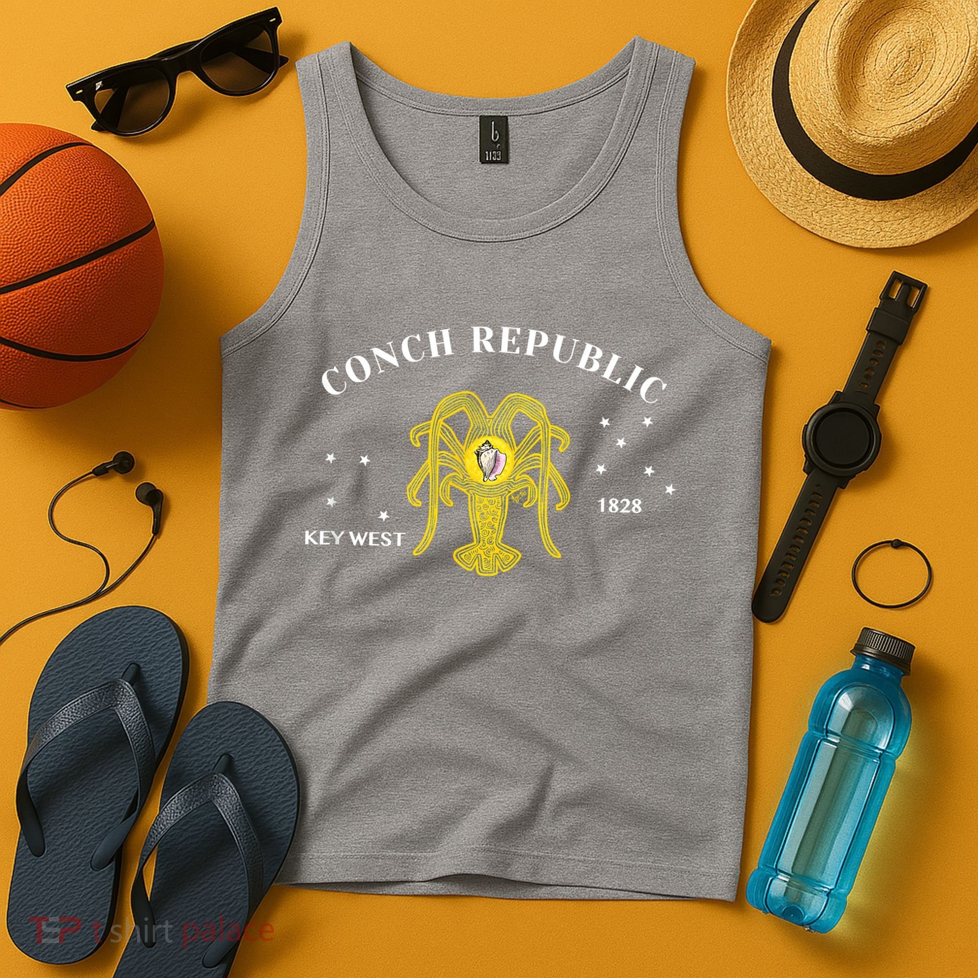 Conch Republic Flag Lobster Florida Keys Lobster Season Tank Top