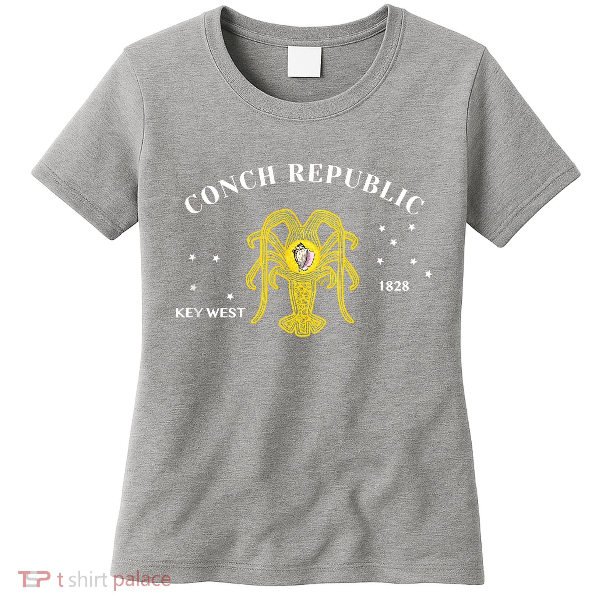 Conch Republic Flag Lobster Florida Keys Lobster Season Women's T-Shirt