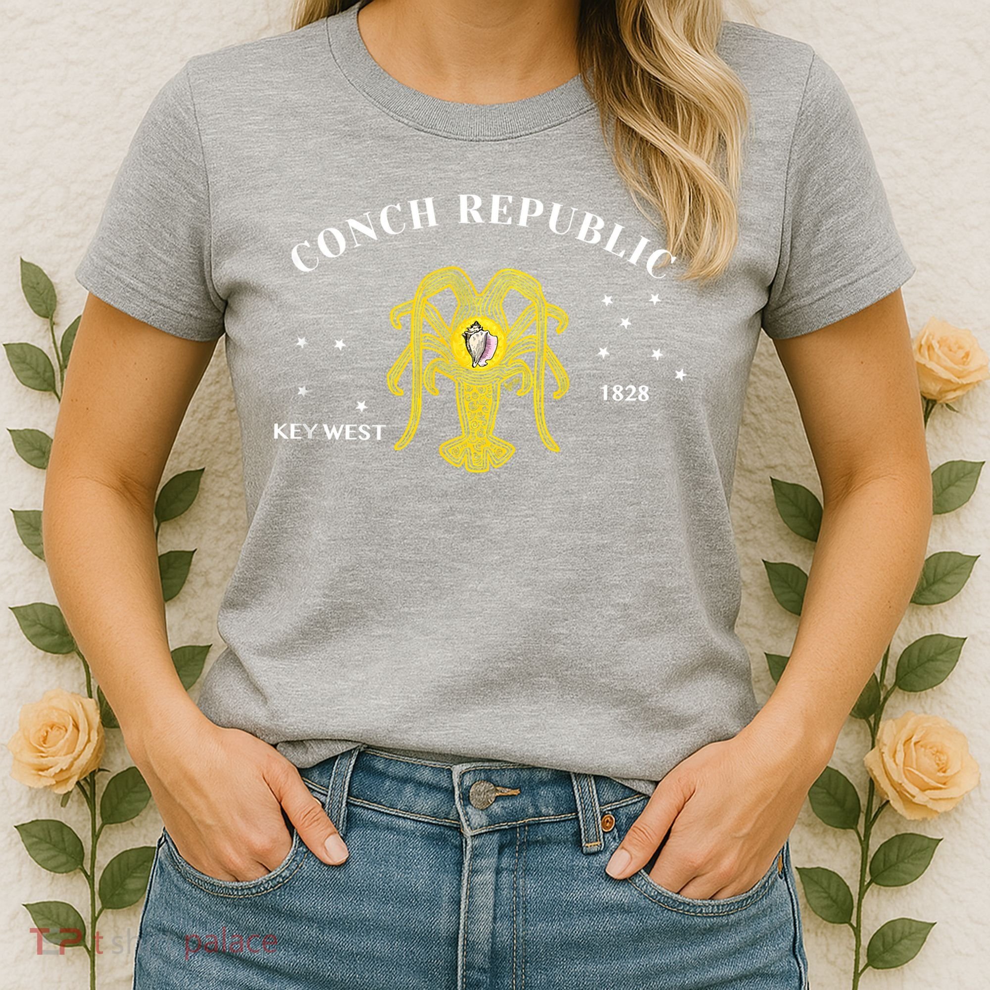 Conch Republic Flag Lobster Florida Keys Lobster Season Women's T-Shirt
