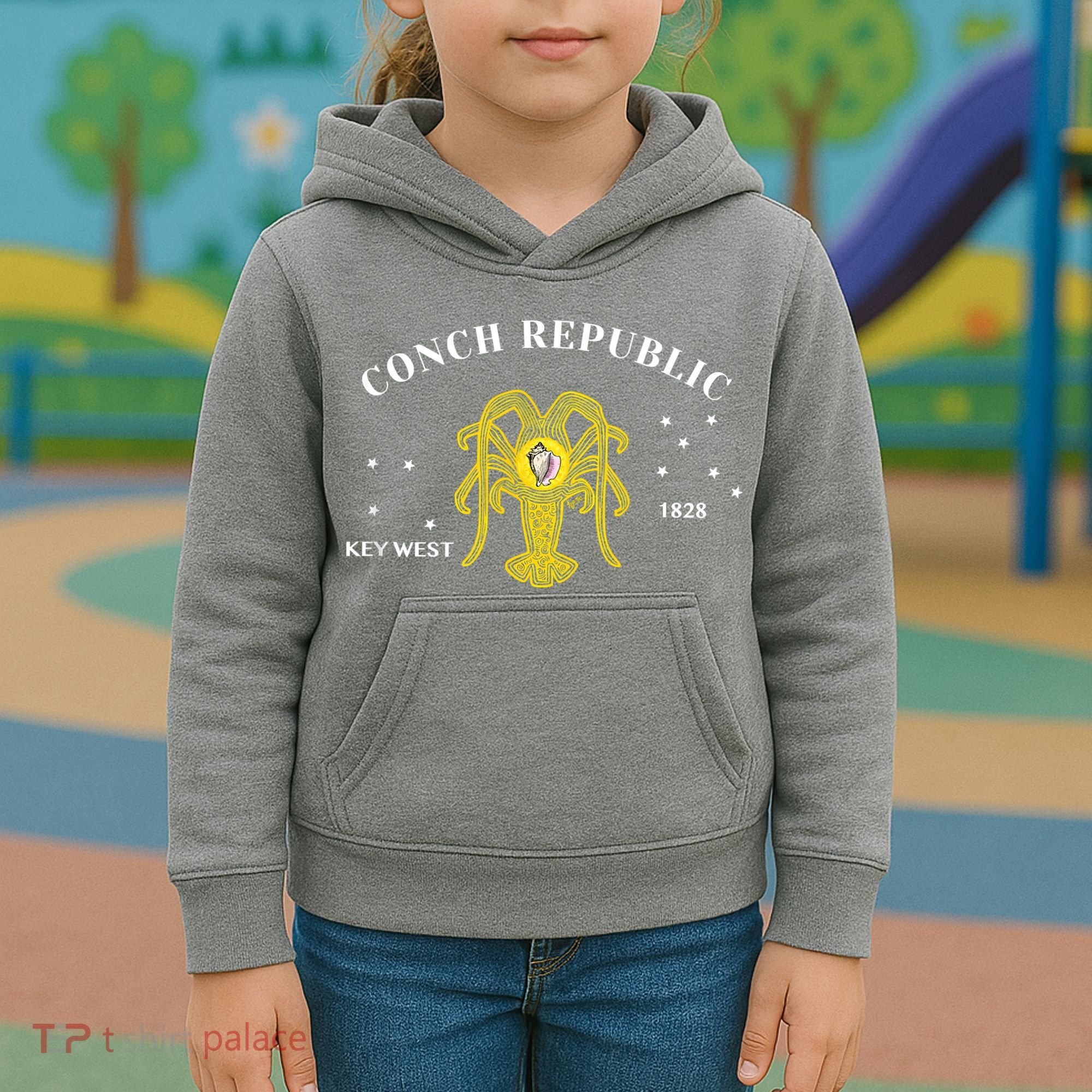 Conch Republic Flag Lobster Florida Keys Lobster Season Kids Hoodie