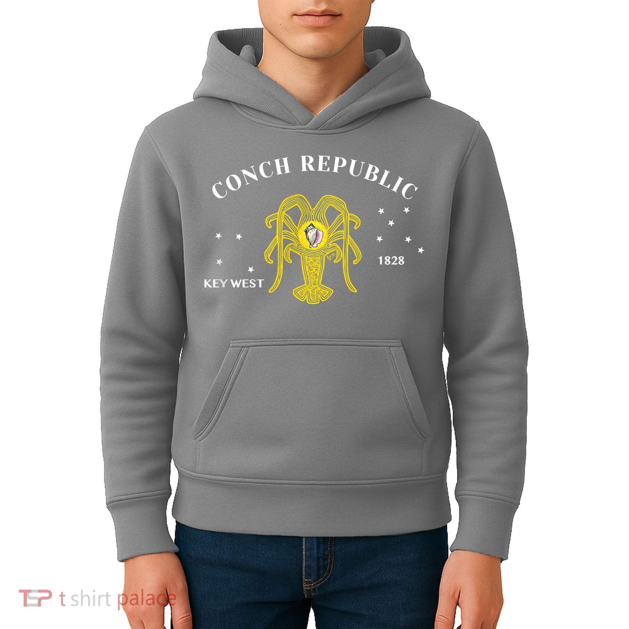 Conch Republic Flag Lobster Florida Keys Lobster Season Kids Hoodie