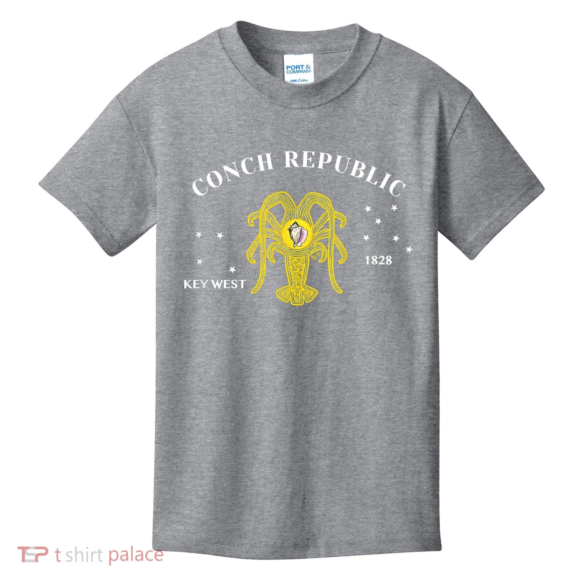 Conch Republic Flag Lobster Florida Keys Lobster Season Kids T-Shirt