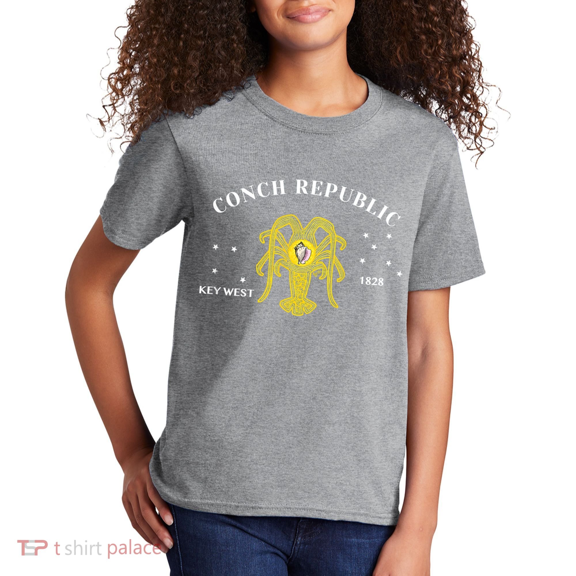 Conch Republic Flag Lobster Florida Keys Lobster Season Kids T-Shirt