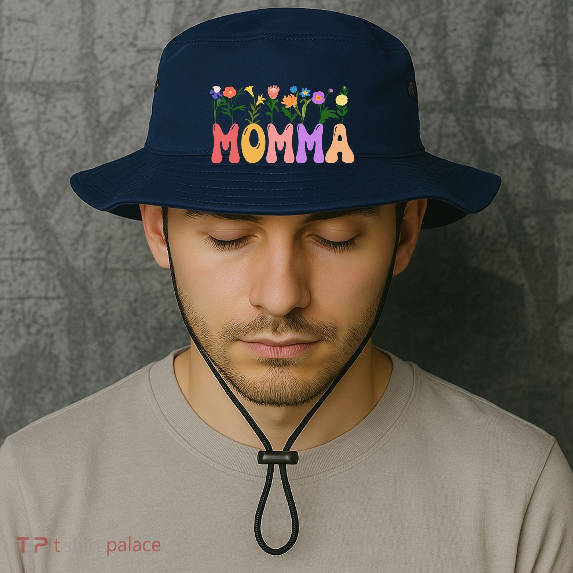 Cute Retro Floral Momma Bucket Hat
