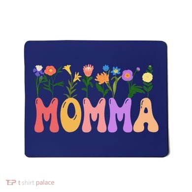 Cute Retro Floral Momma Mousepad
