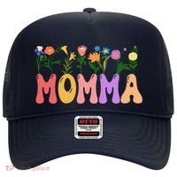 Cute Retro Floral Momma Hat thumb 0