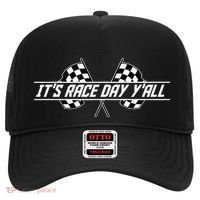 Car Racing Flag Finish Line Checkered Automobile Sport Racer Hat thumb 0