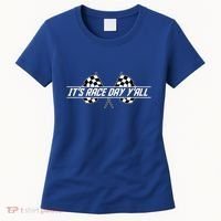 Car Racing Flag Finish Line Checkered Automobile Sport Racer Women's T-Shirt thumb 0