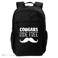 Cougars Ride Free Mustache Rides Cougar Bait Backpack thumb 0