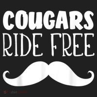 Cougars Ride Free Mustache Rides Cougar Bait Beanie thumb 2