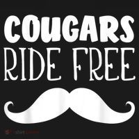Cougars Ride Free Mustache Rides Cougar Bait Tote Bag thumb 4