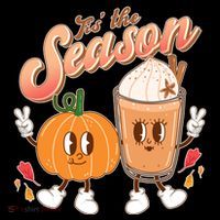 Cute Retro Fall Pumpkin Spice Tis The Season Coffee Mug thumb 5
