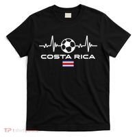 Costa Rica Football Soccer Pulse Jersey T-Shirt thumb 0