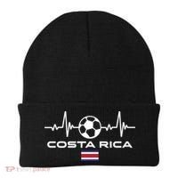 Costa Rica Football Soccer Pulse Jersey Beanie thumb 0