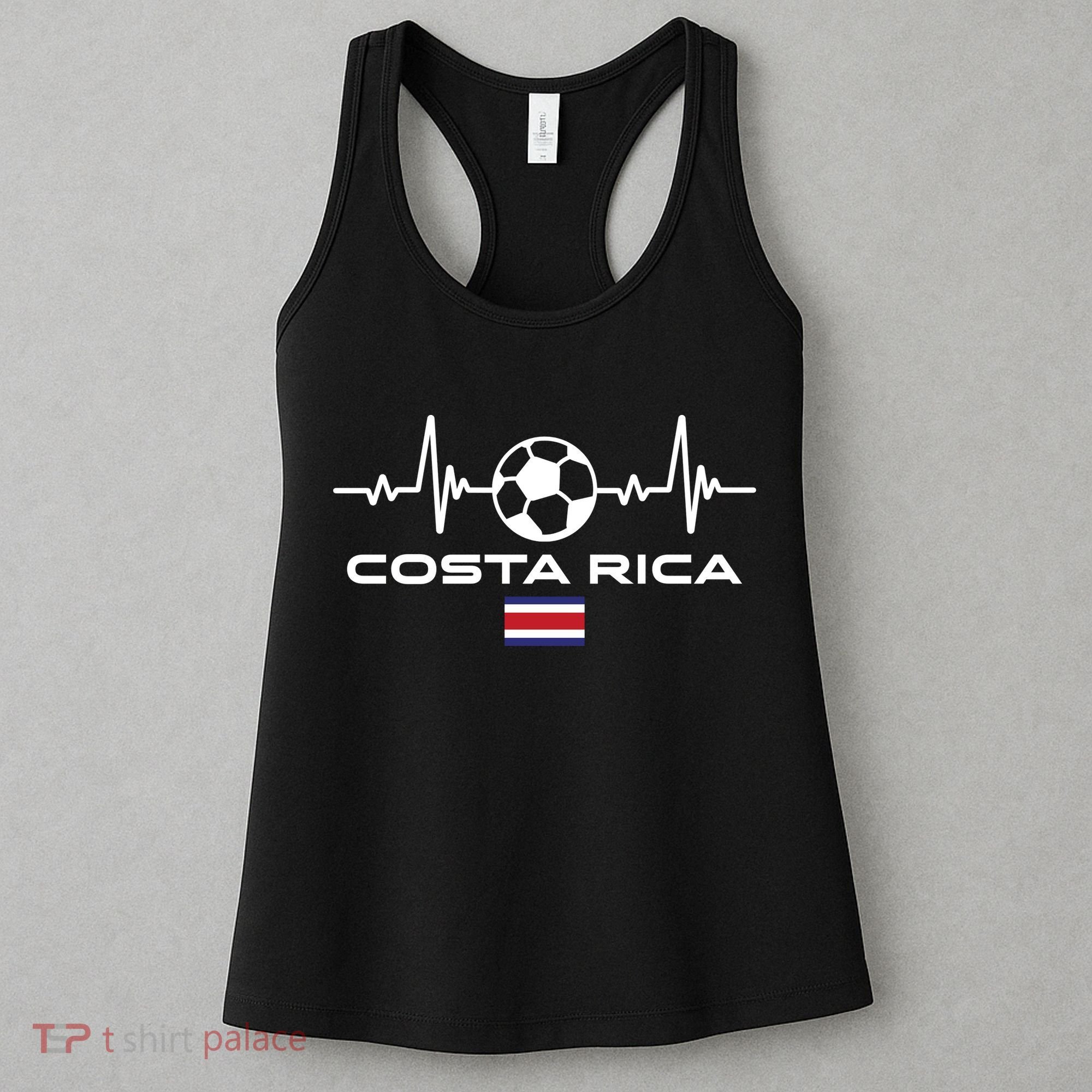 Costa Rica Football Soccer Pulse Jersey Women's Tank Top