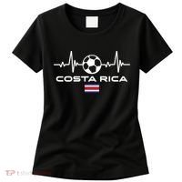 Costa Rica Football Soccer Pulse Jersey Women's T-Shirt thumb 0