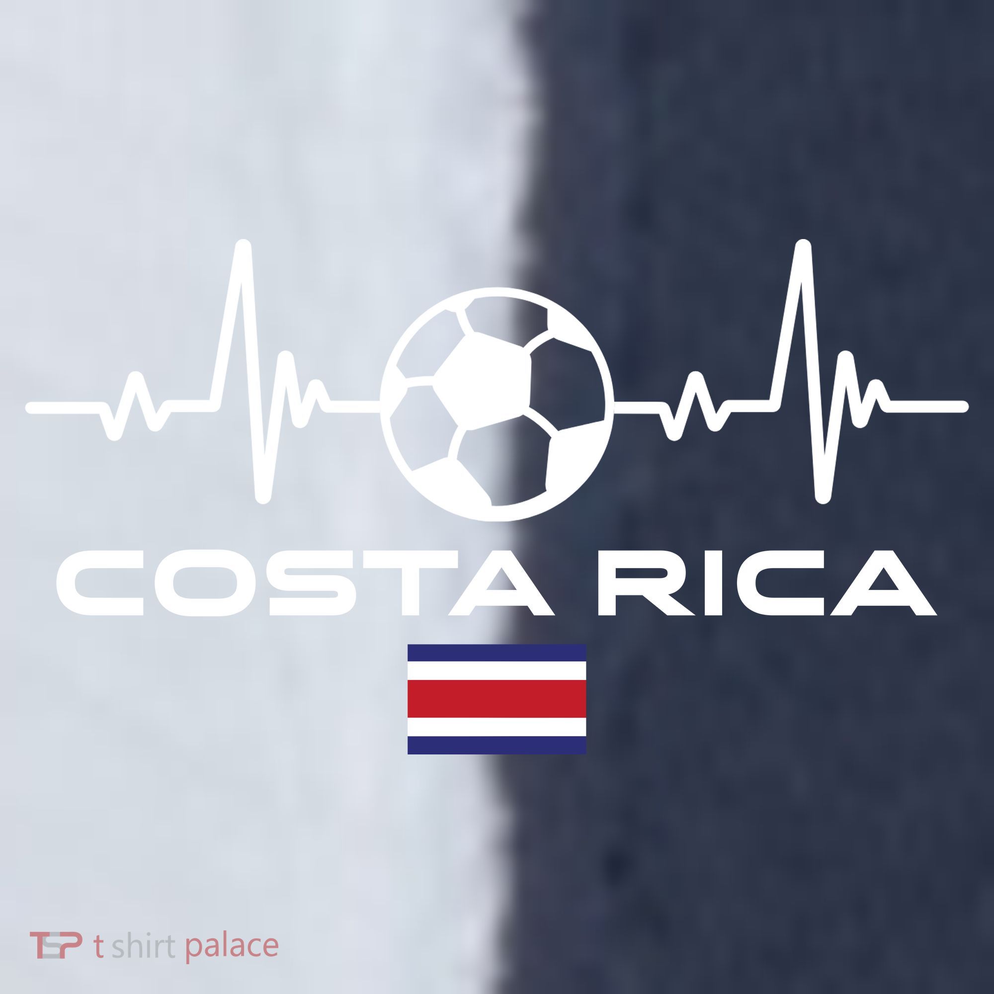 Costa Rica Football Soccer Pulse Jersey Sport-Tek Competitor United Soccer Jersey
