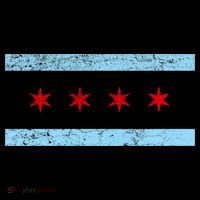 Chicago Retro Flag Vintage T-Shirt thumb 7