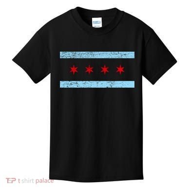 Chicago Retro Flag Vintage Kids T-Shirt