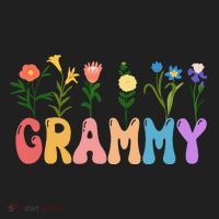Cute Retro Floral Grammy Women's Sweatshirt thumb 2