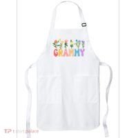 Cute Retro Floral Grammy Apron thumb 0